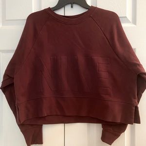 Nike Women’s Dri-Fit Burgundy Longsleeve Pullover